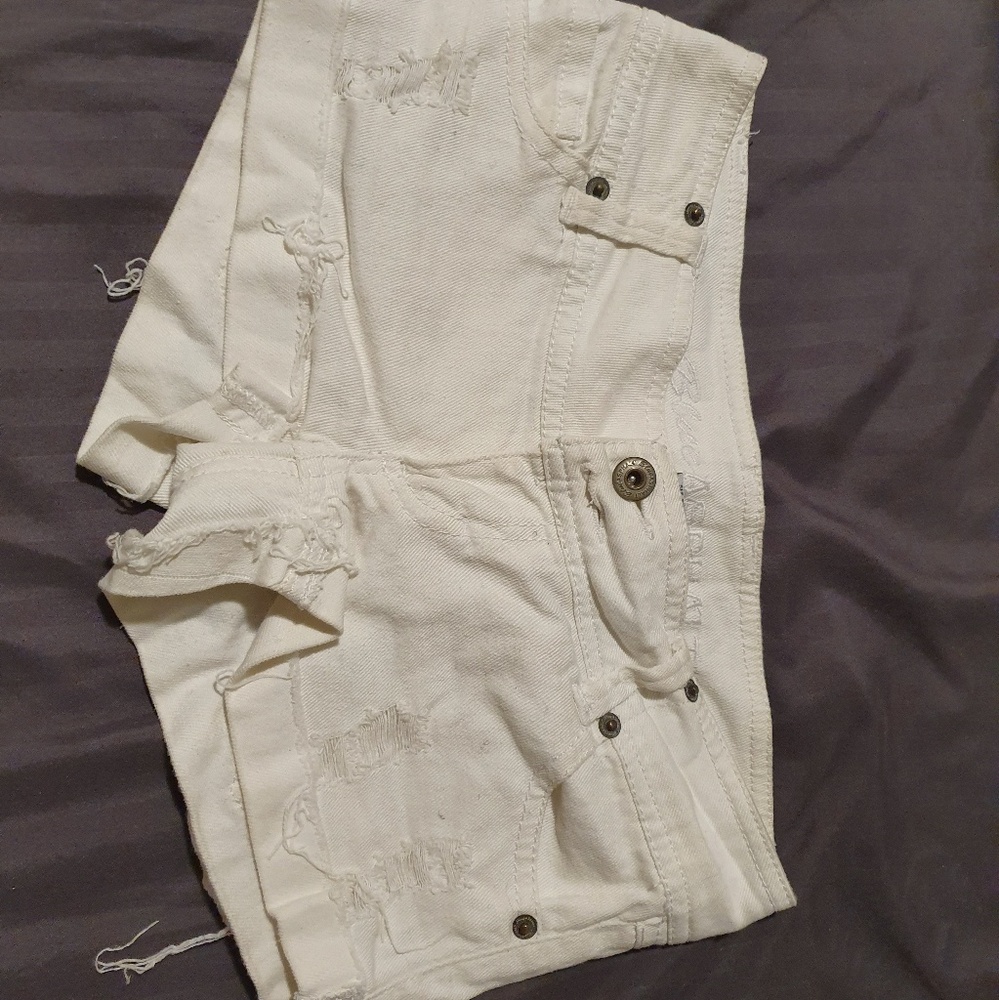 Used Blue asphalt shorts